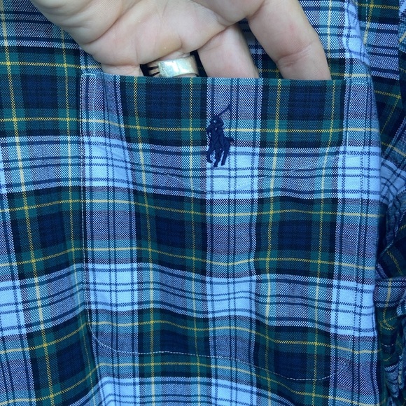Ralph Lauren plaid button‎ down shirt. Size XXL - Picture 3 of 5
